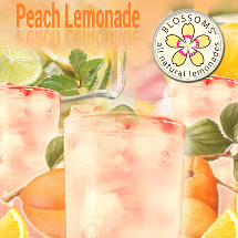 Blossoms peach lemonade powdered drink mixes are a favorite with customers.