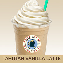 bringing you tahitian vanilla latte beverage mixes wholesale to retailers, kiosks, and restaurants.